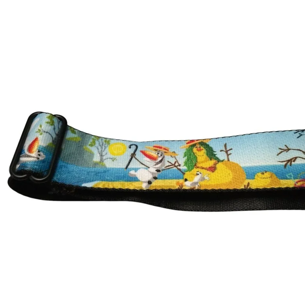 Buckle Down Disney Frozen Olaf Seatbelt Belt Adjustable Colorful  24-38 Inch